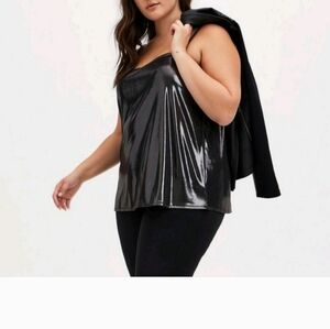 TORRID Liquid Shine Swing Cami size 2 shiny tank top